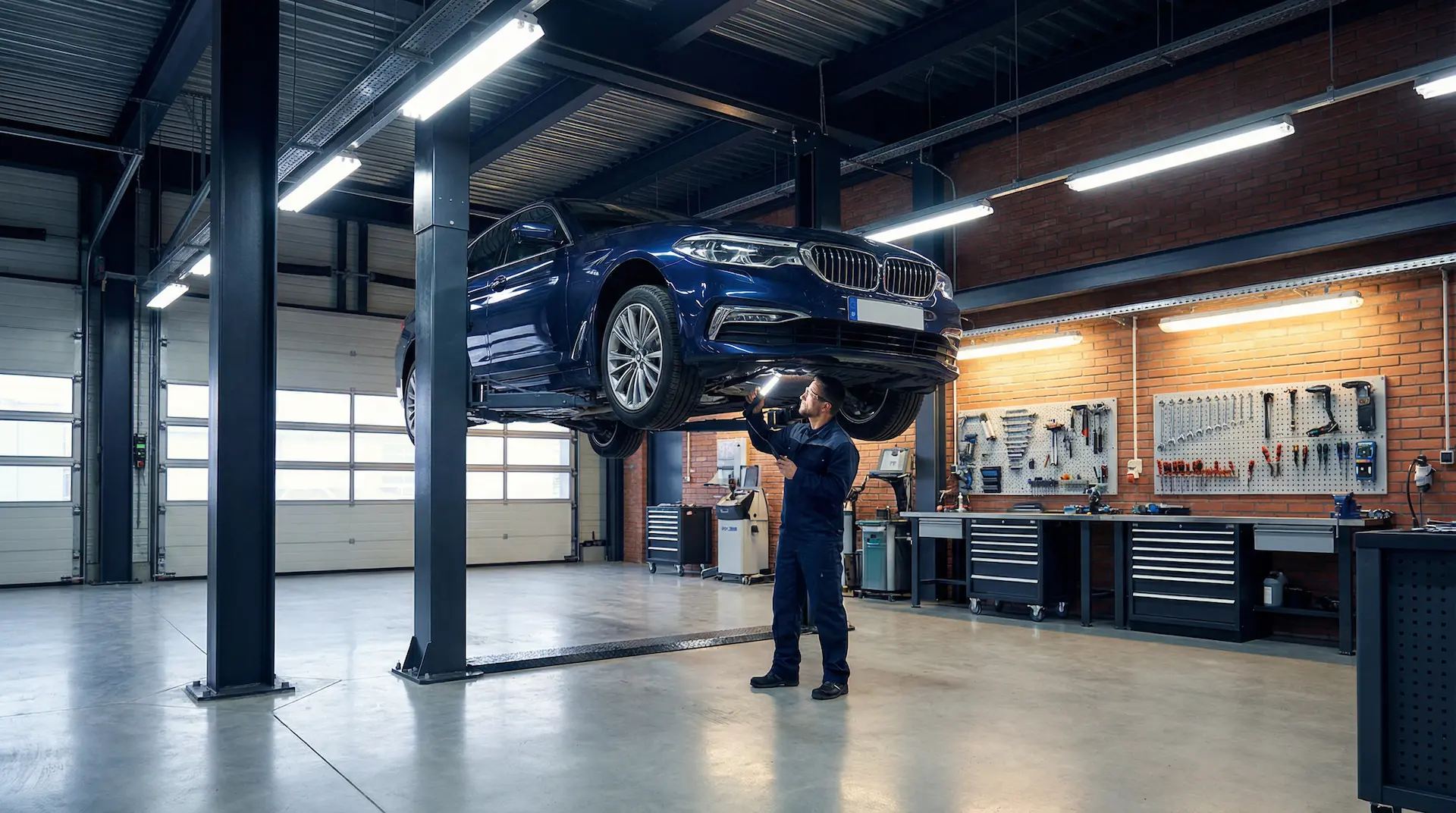 Professionele garage werkplaats